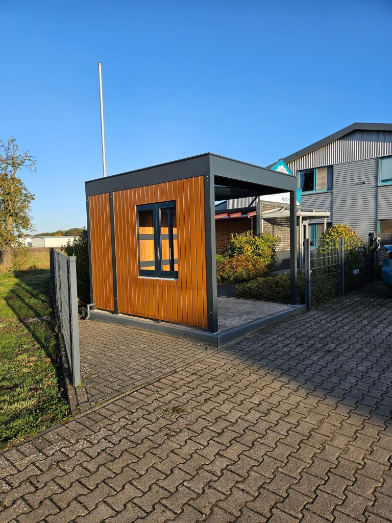 Flachdach-Überdachung in NRW